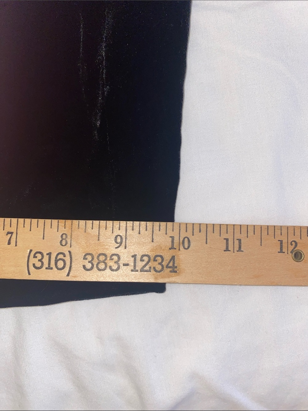 Kate Hill Black Velvet Wide Leg Pants High Rise Lined Side Zip 8 - Picture 11 of 11